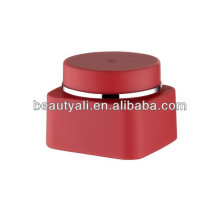 30g 50g Red Plastic Cosmetic PP Jar